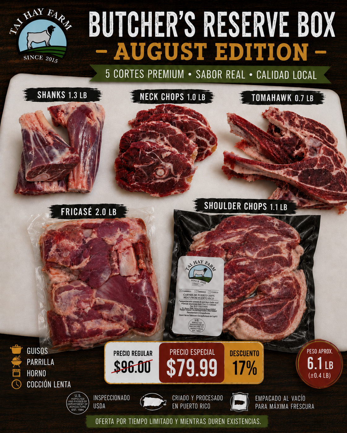 Butcher's Reserve Box – Cajita de Agosto